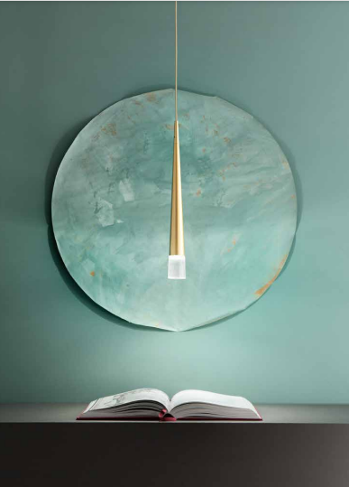 Sospensione cono 1XGU10 non incl. in metallo bianco-nero-oro diffusore vetro LANCELOT-S Sospensione cono 1XGU10 non incl. in metallo bianco-nero-oro diffusore vetro LANCELOT-S